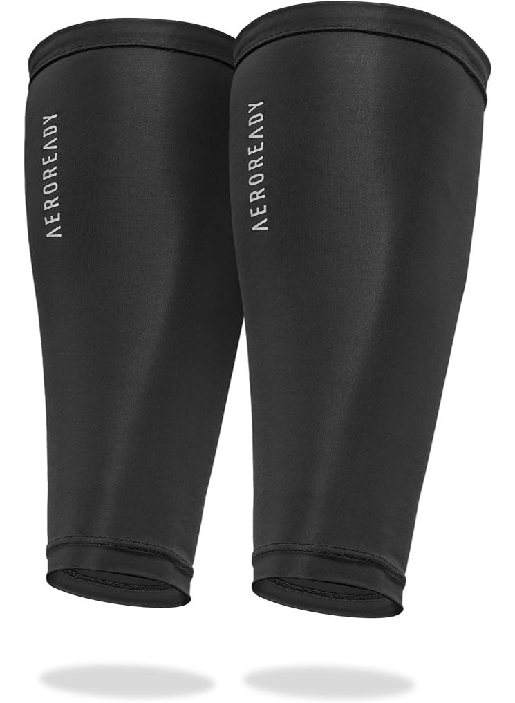 اديداس أكمام ضغط للساق من Aeroready - أسود - L/XL - Image 1