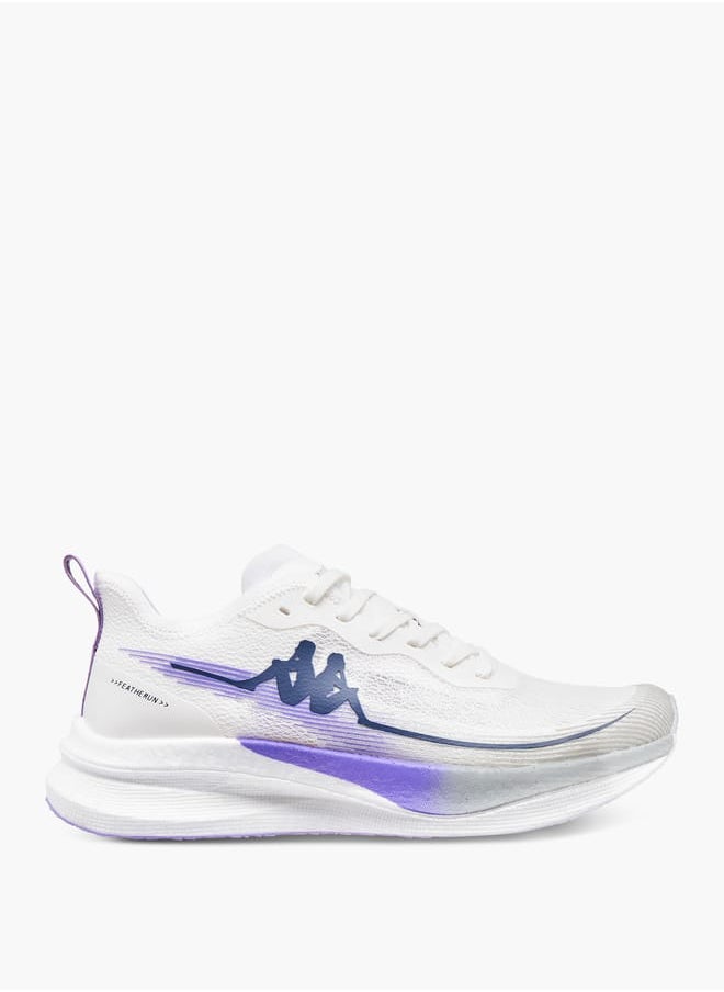 Kappa Women's Logo Detail Lace-Up Sports Shoes  - Image 3