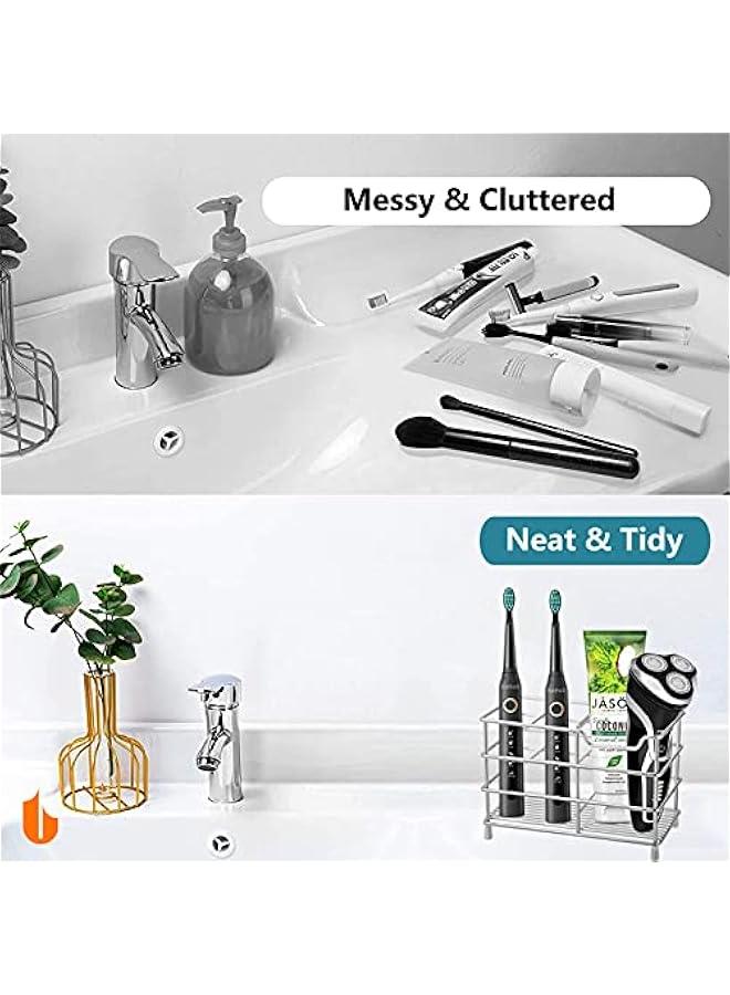 Arabest 304 Stainless Steel Toothbrush and Toothpaste Holder Stand Bathroom Accessories Organizer, Black  - Image 5