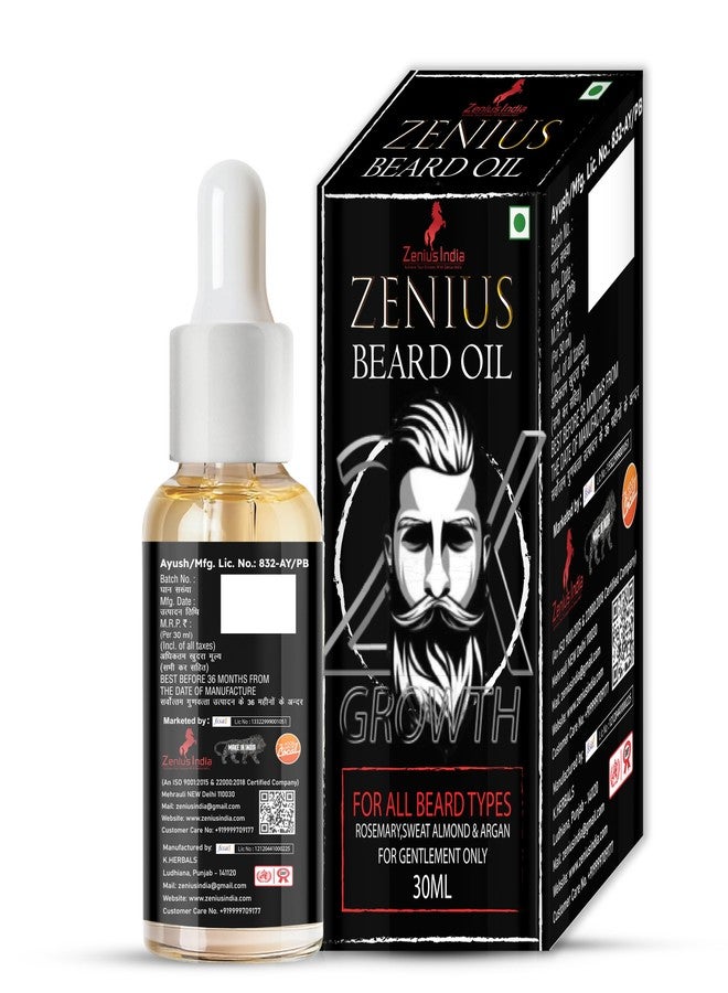 Zenius India Zenius Beard oil| For Growing Beard & Moustache Faster| Best Beard Growth Oil for Men| 30 ml - Image 2