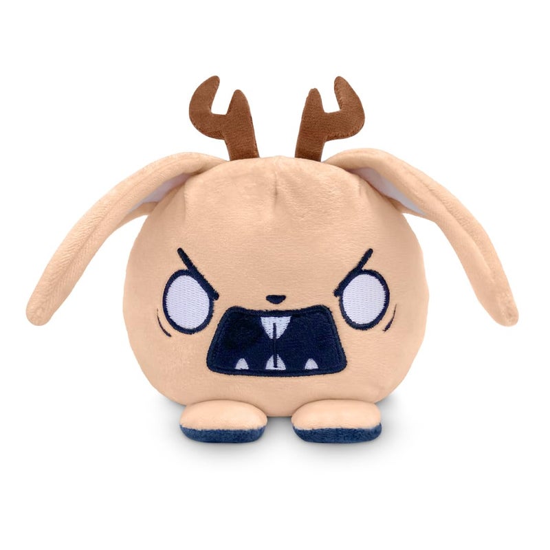 TeeTurtle Twisted Cryptids Jackalope Reversible Plushie 4 Cute Kawaii Soft Stuffed Animal - Image 3