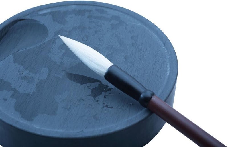 Easyou Hu Brush Chinese Brush for Beginner Students Calligraphy and Drawing Pure Goat Hair 0.85 * 4.1cm(0.33"*1.61") jzcf L - Image 1