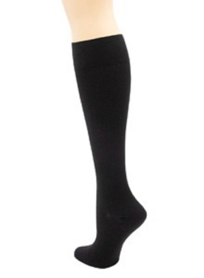10 pairs of knee high socks, one size, and black color  - Image 1