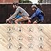 UNICRAFTALE Exercise Decision Dice Fitness Dice Wooden Decision Sieve with Velvet Packing Pouches Cycling Sports Game Dices Gifts for Him Her Women Men Friend Couple - Image 4