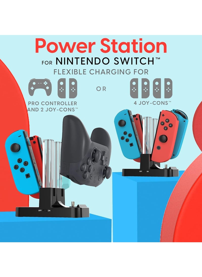 Controller Charging Dock Stand Station for Switch Joy-Con Controller、Nintendo Switch、Nintend Switch Pro