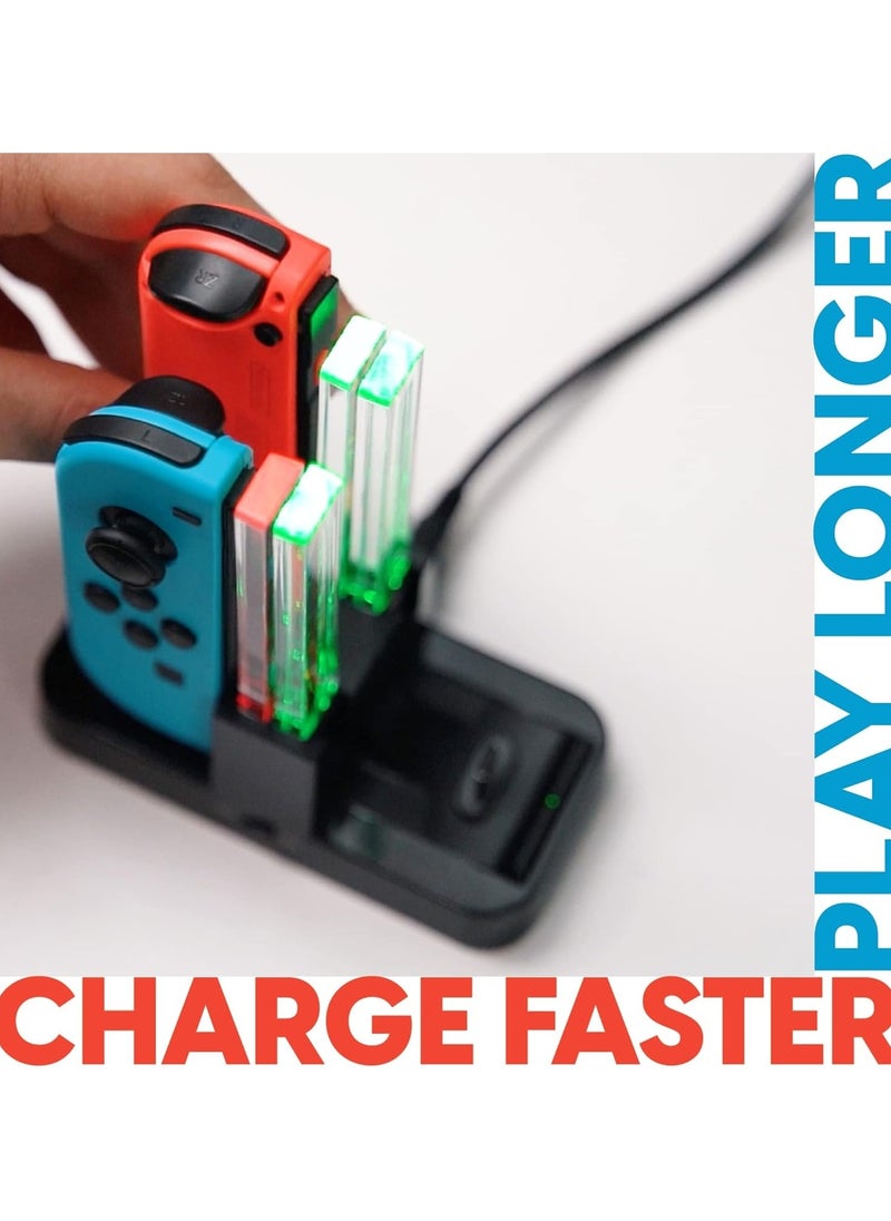 Controller Charging Dock Stand Station for Switch Joy-Con Controller、Nintendo Switch、Nintend Switch Pro