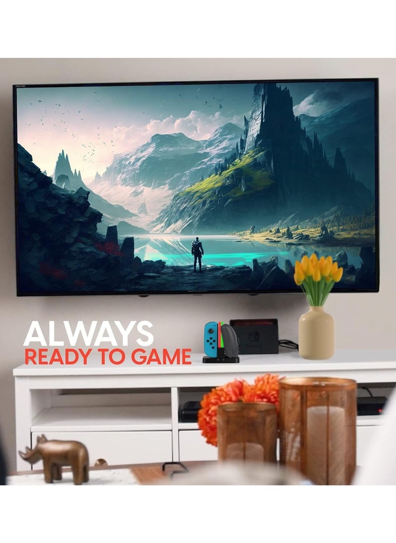 Controller Charging Dock Stand Station for Switch Joy-Con Controller、Nintendo Switch、Nintend Switch Pro