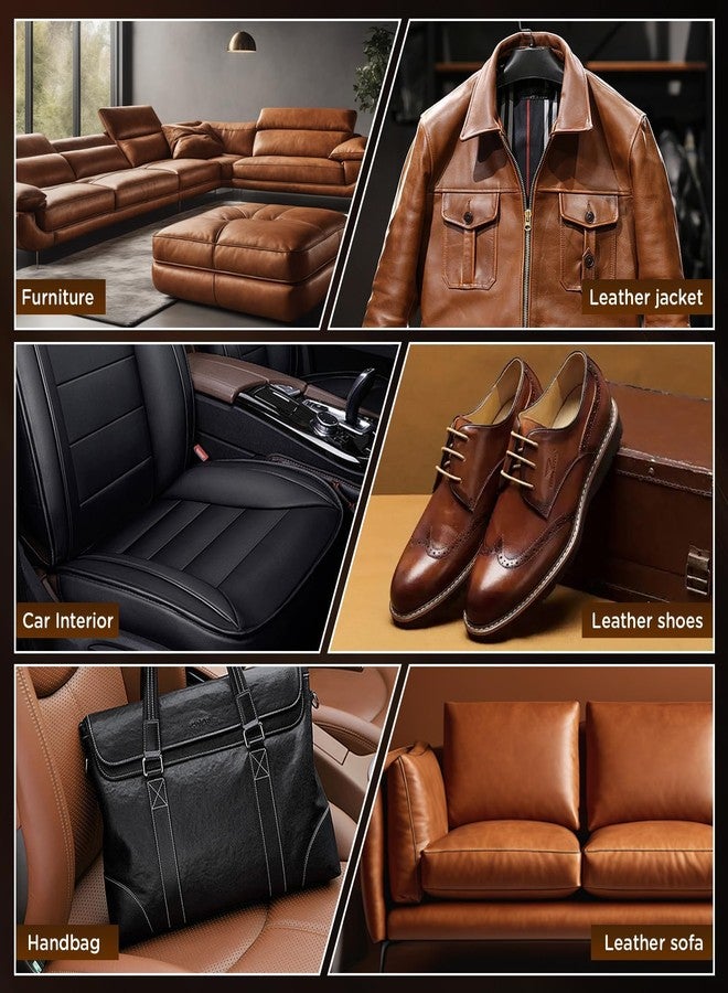 Kenbry Black Leather Furniture Repair Kit, Vinyl Repair kit for Car Interiors, Leather Couch Scratch,Tears,Burn Holes,Scratch Repair,with Super Easy Instructions - Image 3