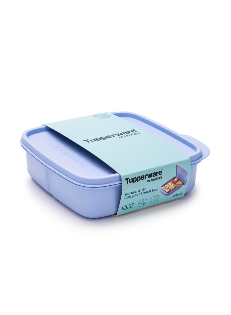 Tupperware Eco+ Portion & Go Compact Lunch Box 550 Ml - Image 1
