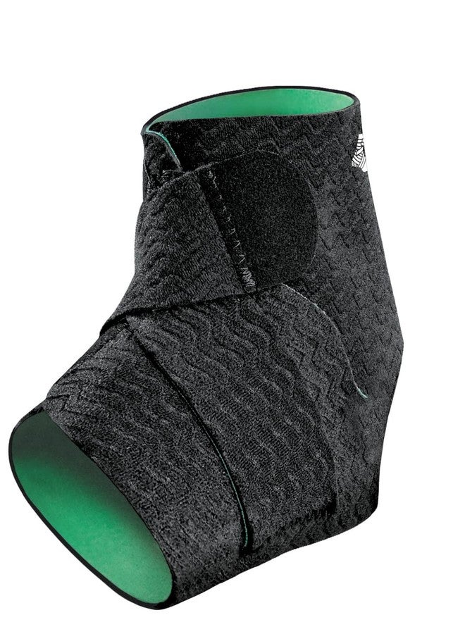 MUELLER Sports Medicine Green Adjustable Ankle Support Brace, Ankle Pain Relief Support for Men and Women, Ideal for Sprains, Strains, Arthritis, Black, One Size - Image 1