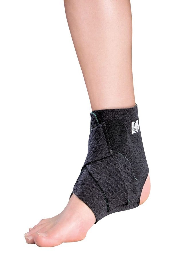 MUELLER Sports Medicine Green Adjustable Ankle Support Brace, Ankle Pain Relief Support for Men and Women, Ideal for Sprains, Strains, Arthritis, Black, One Size - Image 3