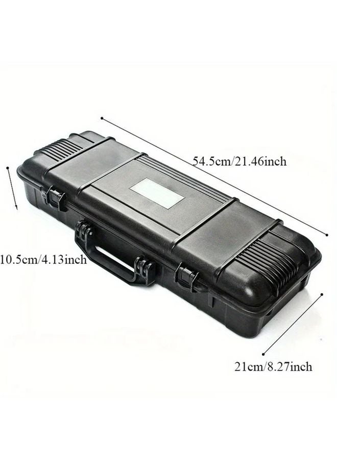 1 Pcs Black Hard Shell Toolbox Organizer Storage Box For Camera Photography Equipment - Image 3