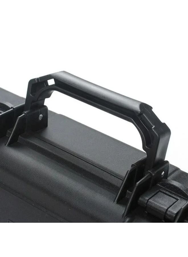 1 Pcs Black Hard Shell Toolbox Organizer Storage Box For Camera Photography Equipment - Image 5