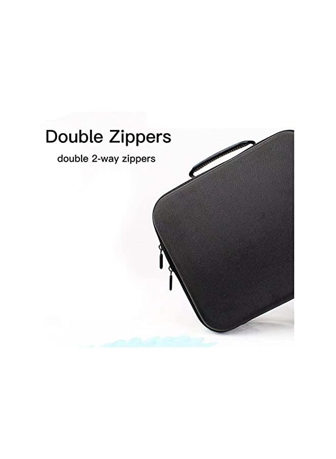 erorex Carrying Case Compatible with Nintendo Switch, Travel Storage Hard Shell Protective Portable Carry Bag with Shoulder Strap for Nintendo Switch Console & Accessories, Pro Controller, Black - Image 5