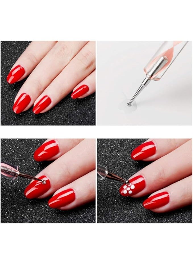 هايمو أداة قلم فن الأظافر - قلم تصميم أظافر دقيق للرسم والتفصيل والتزيين - أداة أظافر متعددة الاستخدامات للجل والأكريليك والتلميع والبودرة - مثالية للعناية بالأظافر بنفسك وفن الأظافر في الصالون - Image 3