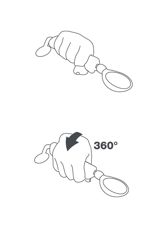 BEABA 360 Degree Training Spoon Rotating Spoon Weaning Spoon Nude - Image 5