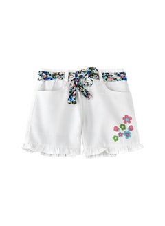 Sunshine Sprints: Girls' Soft Shorts Playful Comfort & Summer Adventures
