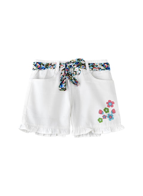 Sunshine Sprints: Girls' Soft Shorts Playful Comfort & Summer Adventures