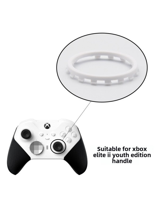 Xbox Elite Handle Rocker Ring Elite2 Face Shell Decorative Ring Elite Handle Face Shell Decorative Ring Repair Accessories-Product Color:Elite Handle Decorative Ring White  - Image 1
