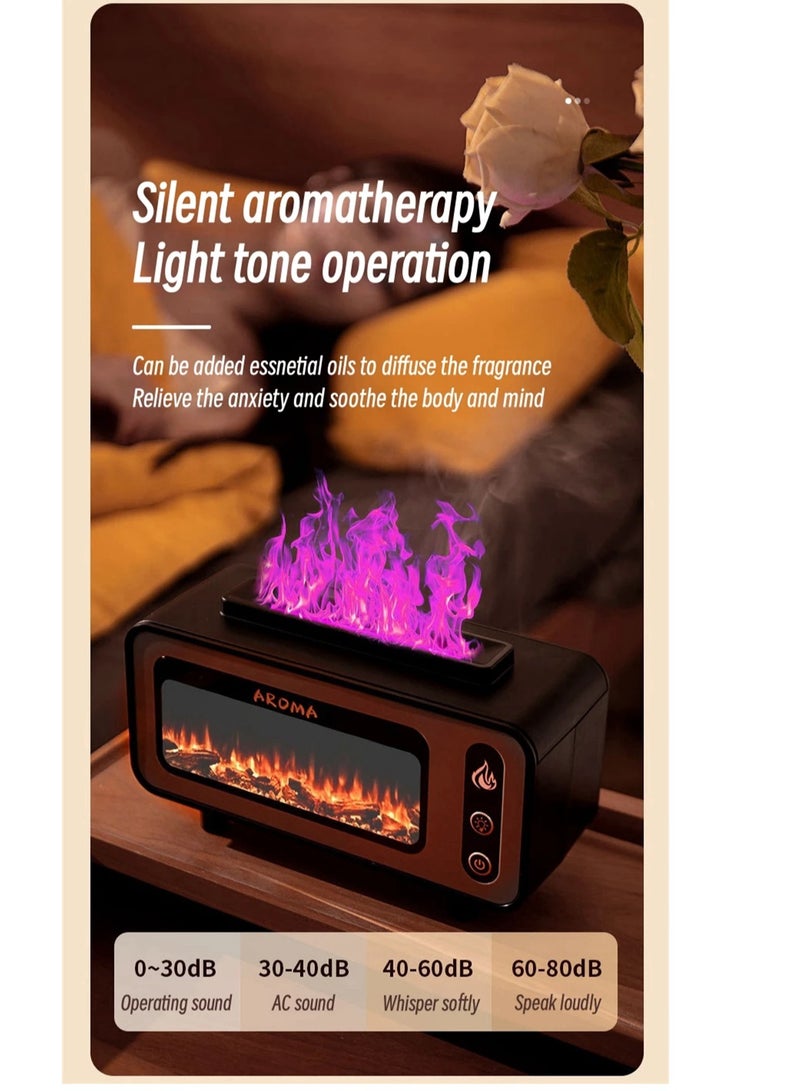 Aroma مرطب هواء عتيق مع LED وموزع عطر بالموجات فوق الصوتية - Image 3