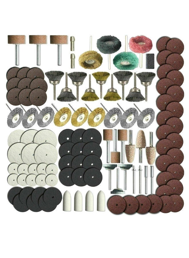 نيبمينينت مجموعة أدوات دوارة لجلخ المعادن من 337 قطعة متعدد الألوان - Image 1