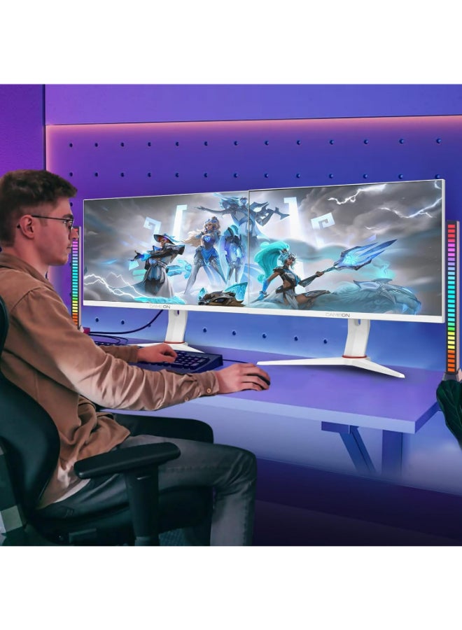 GAMEON GOA27FHD180IPS Artic Pro Series 27" FHD, 180Hz, MPRT 0.5ms, Fast IPS Gaming Monitor (Support PS5) White - Image 3
