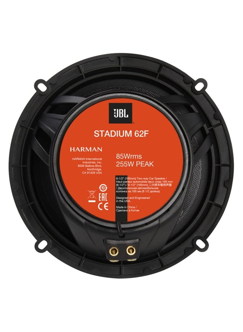 JBL JBL Harman Kardon Stadium 62F 2-Way Car Speaker Set 255 Watt Car Speaker Boxes 165 mm Black - Image 3