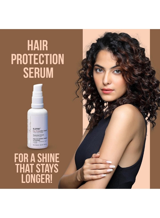 iluvia Hair Protection Serum Coarse Damaged Very Frizzy Hair With Heat & Sun Protection Thick Curly Processed Hair 50Ml (Heat Protection Serum) - Image 4