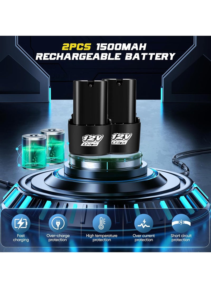 سناجل آلة تلميع متعددة الوظائف لاسلكية 12 فولت، آلة تلميع كهربائية للسيارات بسرعة متغيرة وأداة شمع للأحواض والزجاج والأثاث والمعادن والخشب وإزالة الصدأ، ومزيل صغير قابل لإعادة الشحن - Image 5