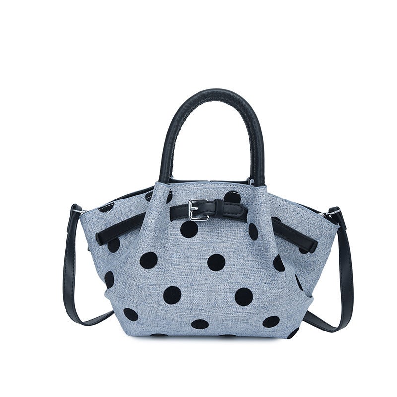 Women's Polka Dot Tote Shoulder Bag - Image 5