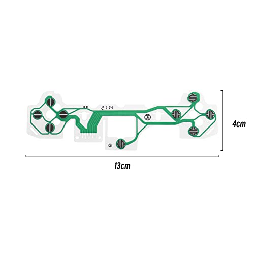 Create idea 4Pcs V1 Conductive Film Membrane Replacement Compatible with PS5 FPC Flexible Ribbon Cable Electronic Accessories Green - Image 4