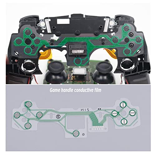 Create idea 4Pcs V1 Conductive Film Membrane Replacement Compatible with PS5 FPC Flexible Ribbon Cable Electronic Accessories Green - Image 2