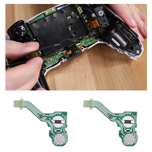 Create idea 4Pcs V1 Conductive Film Membrane Replacement Compatible with PS5 FPC Flexible Ribbon Cable Electronic Accessories Green - Image 3