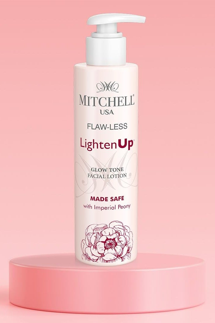 MITCHELL USA Lighten Up Glow Toner Hydrating Face Toner With Imperial Peony Petal Alpha Arbutin And vitamin E 150 ML - Image 1