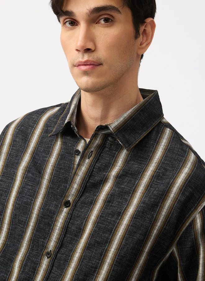 The Souled Store The Souled Store Men Striped Casual Shirt