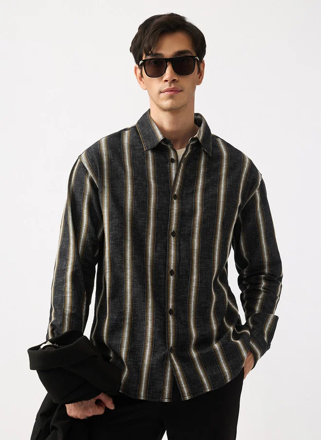 The Souled Store The Souled Store Men Striped Casual Shirt