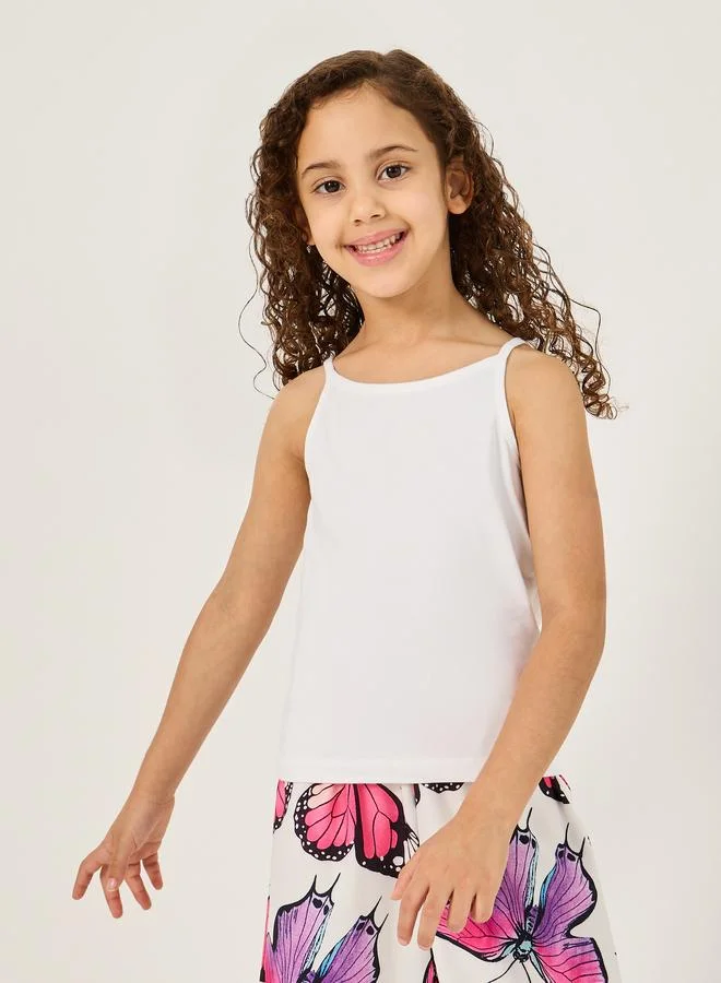 ستايلي Styli Pack of 2 - Solid Cotton Cami
