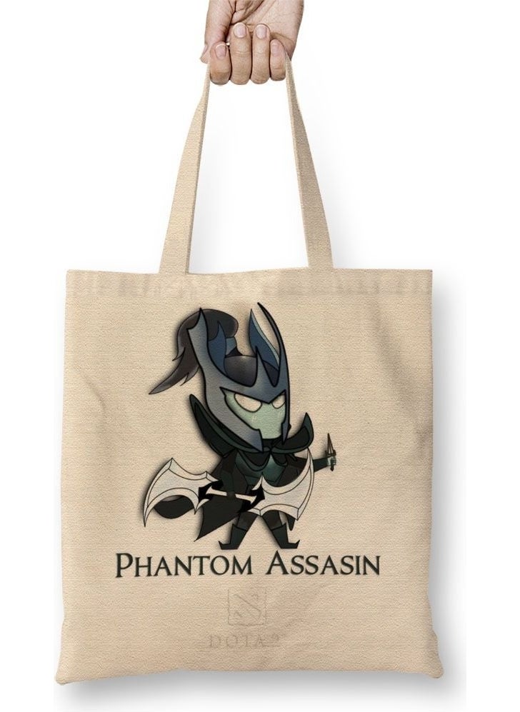 Baskı Dükkanı Print Shop Dota 2 Phantom Tote Bag Long Handle 