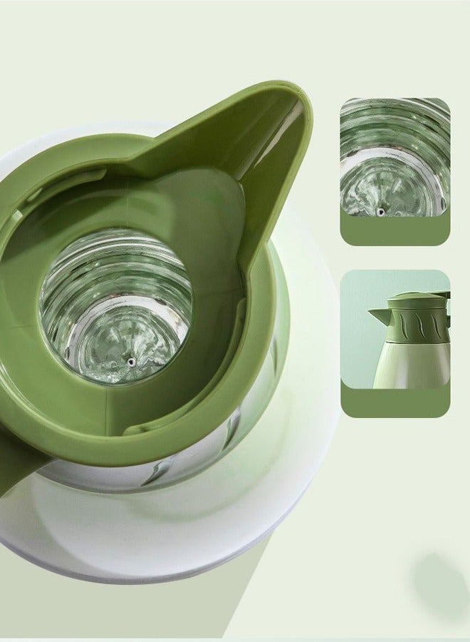 Thermal and Cold Coffee Carafe, Double Wall Vacuum Insulated or Cool Coffeepot, Hot and Cold Retention Mini Stainless Steel Coffee Pot or Milk Kettle or Tea Pot or Ice Jug - Image 3