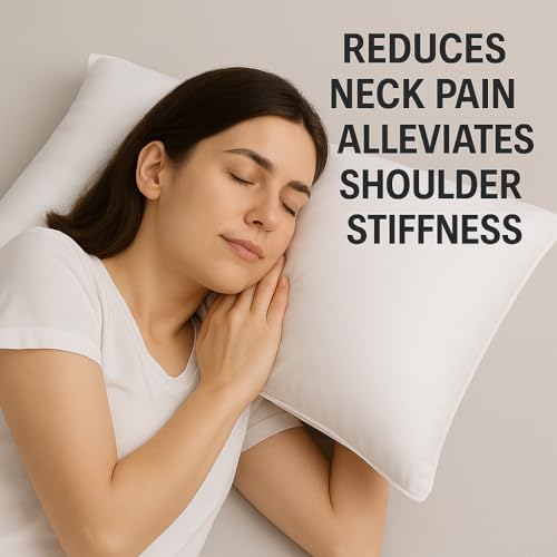 Welspun Easy Sleep Microfiber Pillow Set of 2 | Soft Density Neck Support Pillows for Back Sleepers | Luxurious Hotel-Style Pillow Fillers | 16 x 24 Inches | White - Image 5