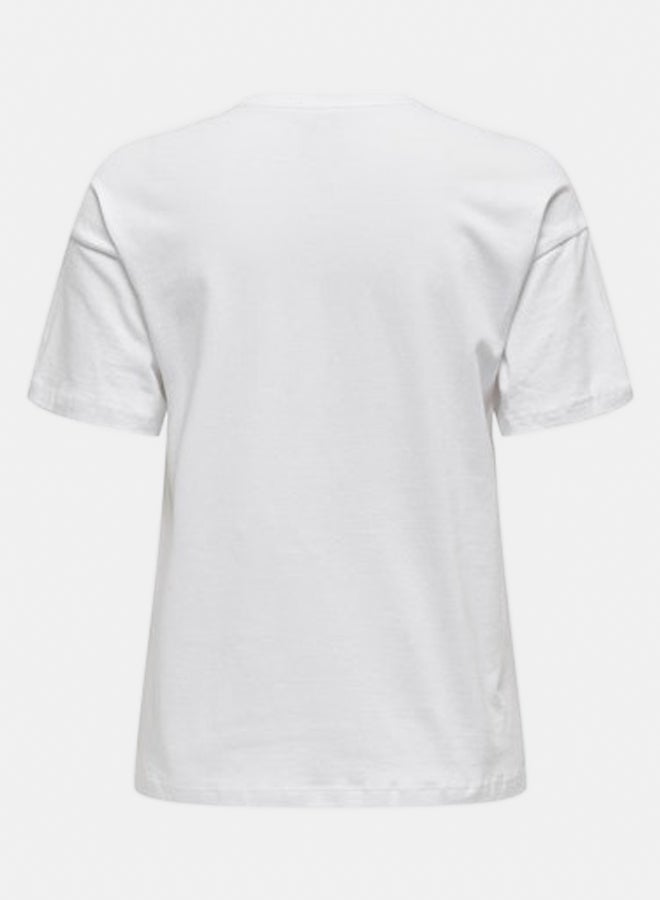 ONLY ONLY Womens Gaby Life Shortsleeve Reg T-Shirt  - Image 2