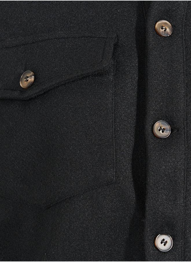 Styli - Oversized Longline Wool Like Shacket - Image 1