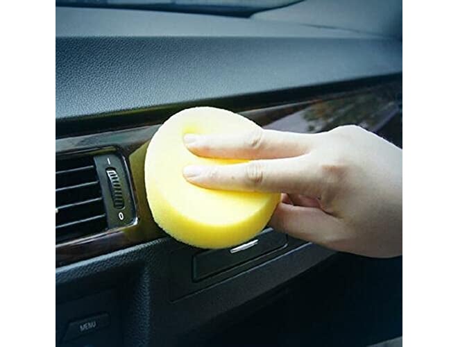 Kangaroo® Super Soft Applicator Foam Sponge for Car and Bike Round Shaped Sponge Multipurpose Cleaning for Kitchen, Bathroom, Walls, Windows and Other Surfaces (Pack of 6) - Image 5