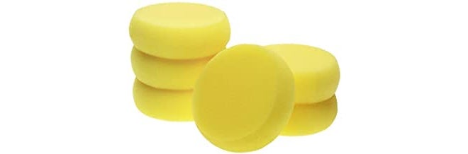 Kangaroo® Super Soft Applicator Foam Sponge for Car and Bike Round Shaped Sponge Multipurpose Cleaning for Kitchen, Bathroom, Walls, Windows and Other Surfaces (Pack of 6) - Image 1