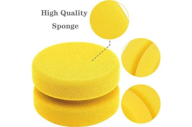 Kangaroo® Super Soft Applicator Foam Sponge for Car and Bike Round Shaped Sponge Multipurpose Cleaning for Kitchen, Bathroom, Walls, Windows and Other Surfaces (Pack of 6) - Image 4