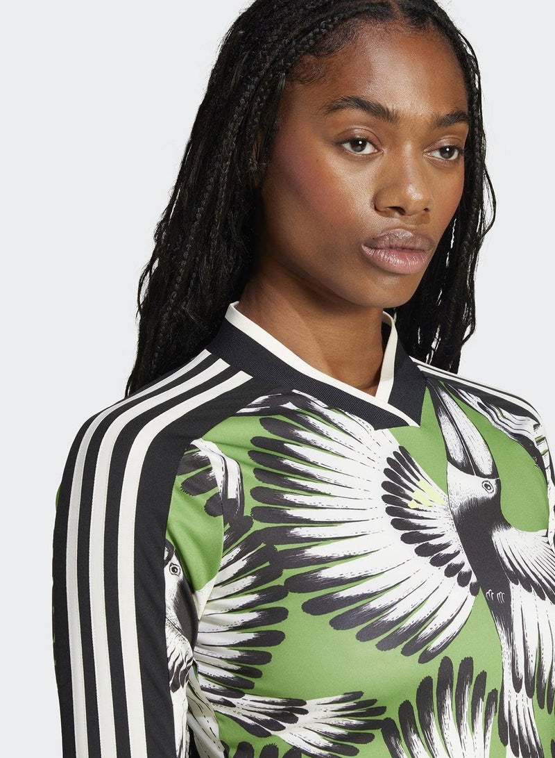 اديداس قميص نسائي طويل الأكمام من مزرعة إكس - Image 4