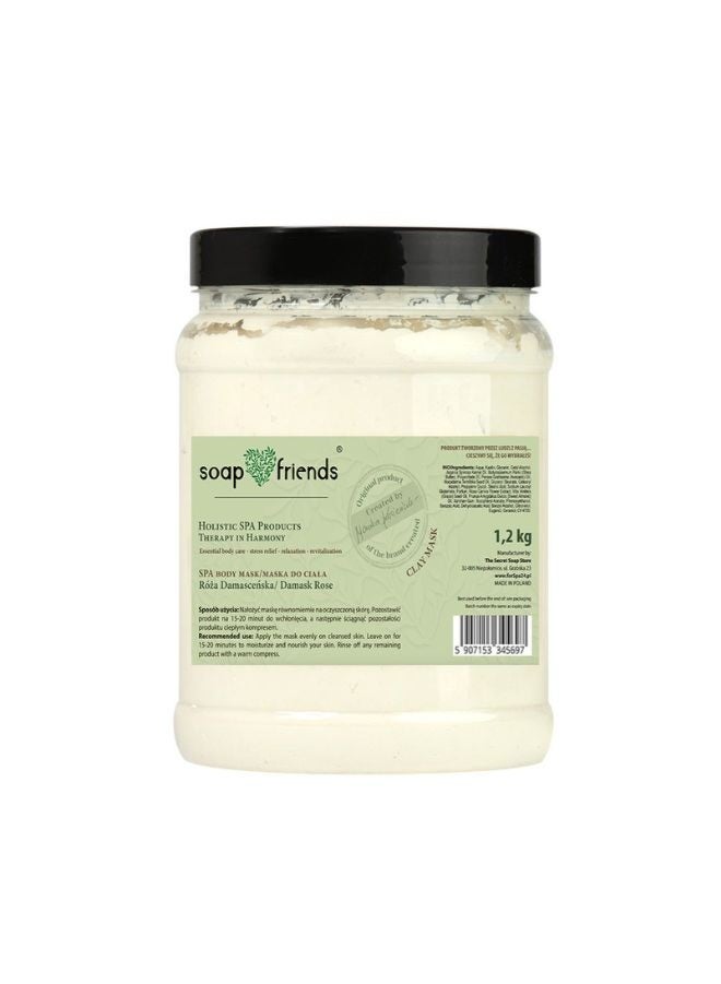 الصابون والأصدقاء قناع الجسم سبا من سوب آند فريندز - ورد دمشقي 1.2 كجم