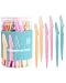 MoHern Dermaplane Razor 60 Pcs Face Razors for Women and Men Multipurpose Eyebrow Razor Dermaplaning Tool for Face by MoHern MultiColor 60 Pcs Box - Image 2