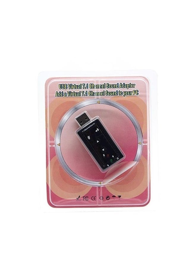 NIBEMINENT USB Sound Adapter Black