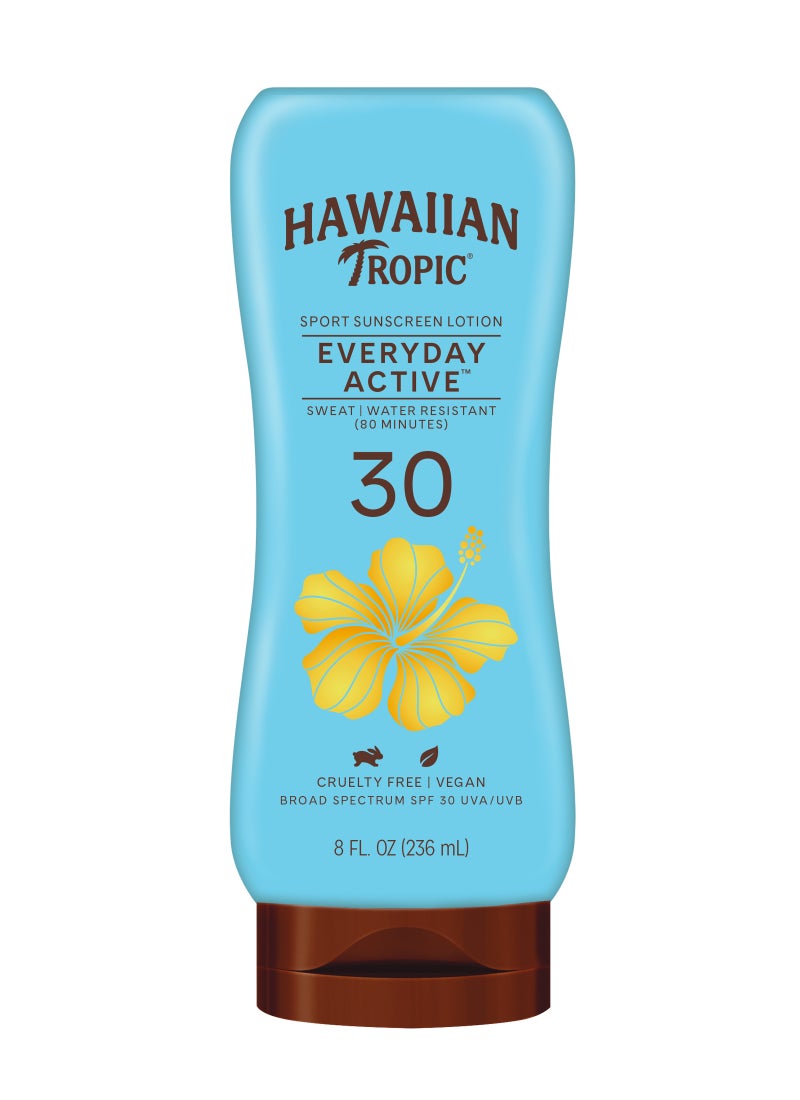 Hawaiian Tropic لوسيون واقي شمس رياضي عالي الأداء للاستخدام اليومي - خالي من القسوة SPF 30 - Image 1